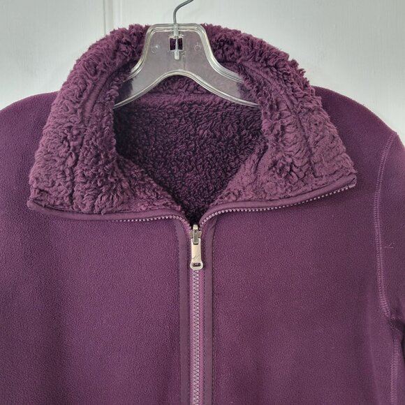 Weatherproof Reversible Fleece Zip Front Purple Jacket - Picture 2 of 5